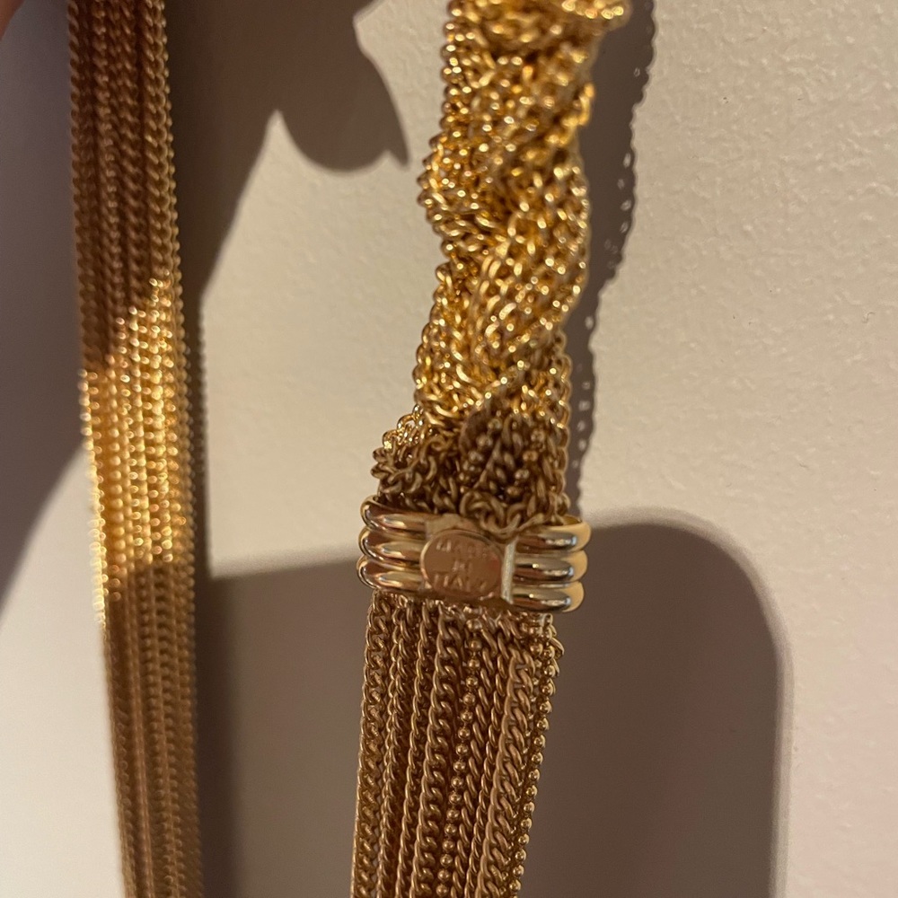 Gold multi-chain necklace
